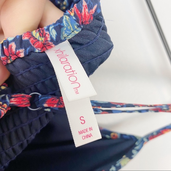 Floral handkerchief hem dress size small - Picture 6 of 6